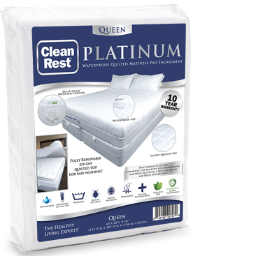 CleanRest PLATINUM encasing mattress pad